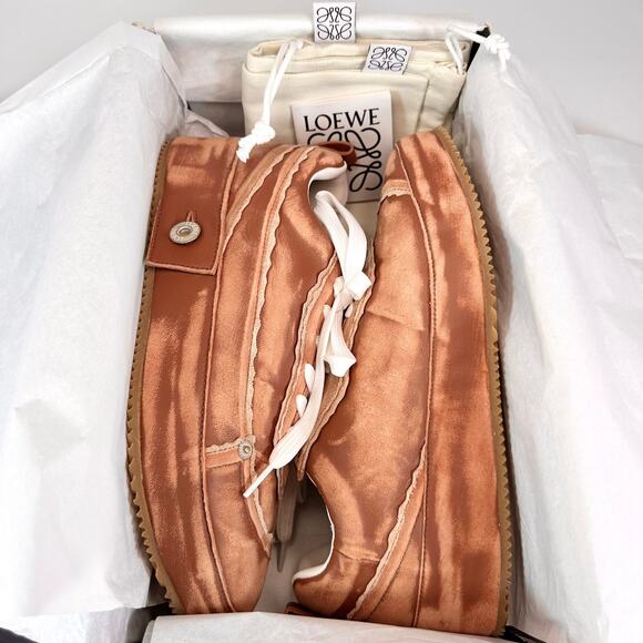 Loewe Deconstructed Calfskin Low Top Sneaker - Men’s 8 - Picture 2 of 9